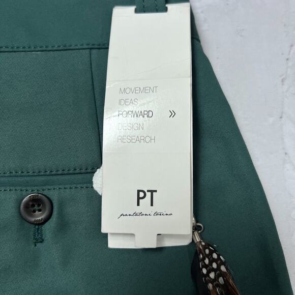 NEW PT Torino PT01 FORWARD Nylon Cotton 1 Pleat Pants 05 SIZE 34 x 26 NWT - Picture 15 of 15
